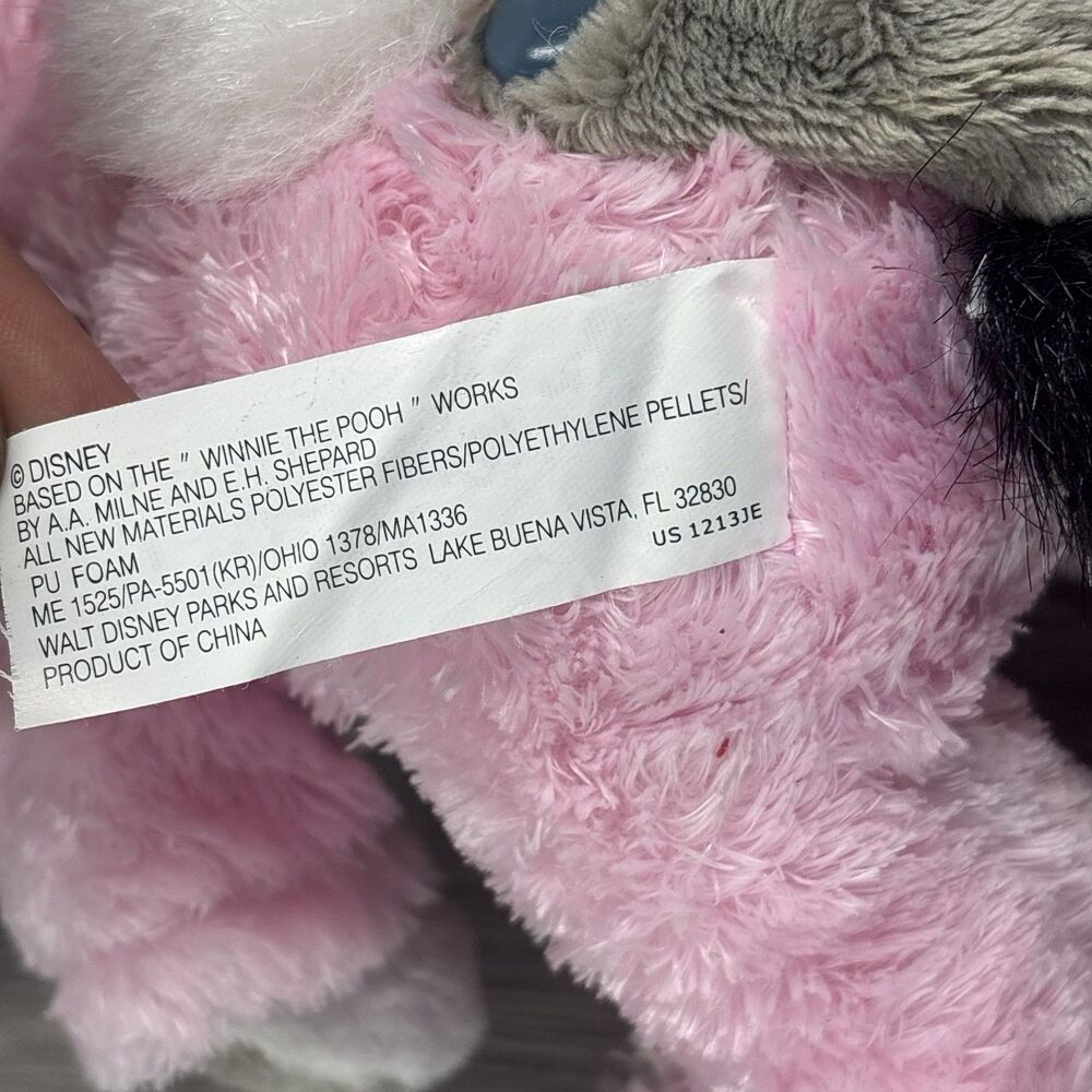 Disney Eeyore Bunny Easter Plush 2006 Walt Disney World Happy Easter 7” - Picture 9 of 10